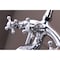 Anzzi Tugela 3-Handle Claw Foot Tub Faucet, Polished Chrome FS-AZ0052CH - alternate 4